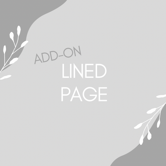 Add-on Lined Pages
